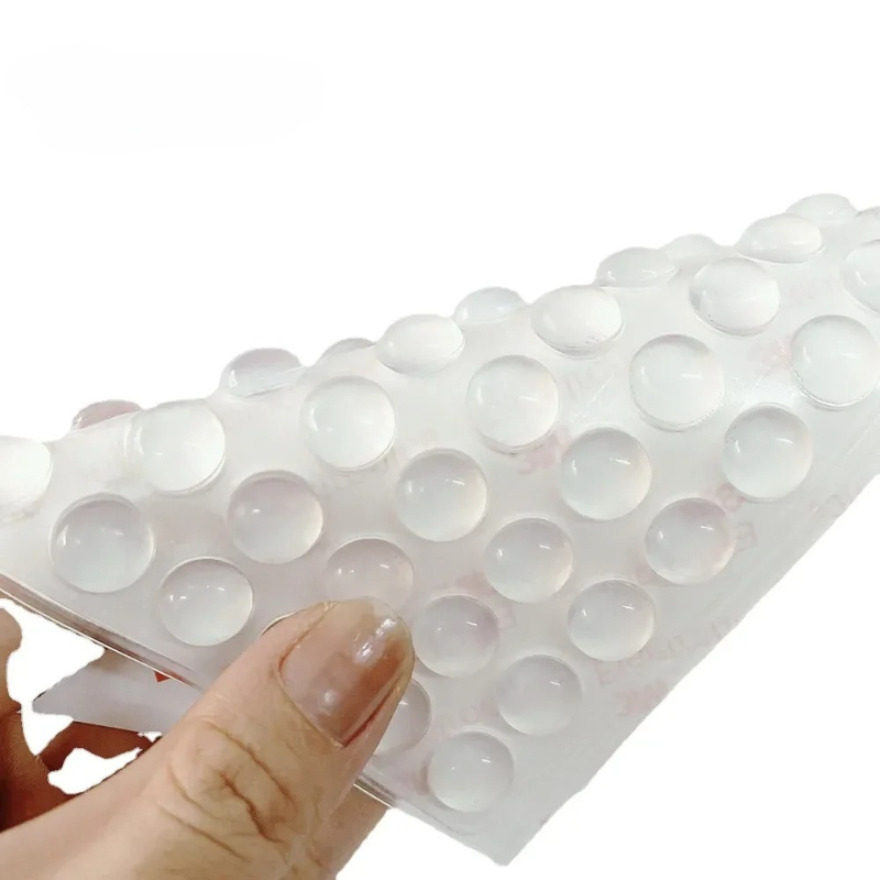 Door Stopper Rubber - 100 szt. Samoprzylepne odbojniki do drzwi,