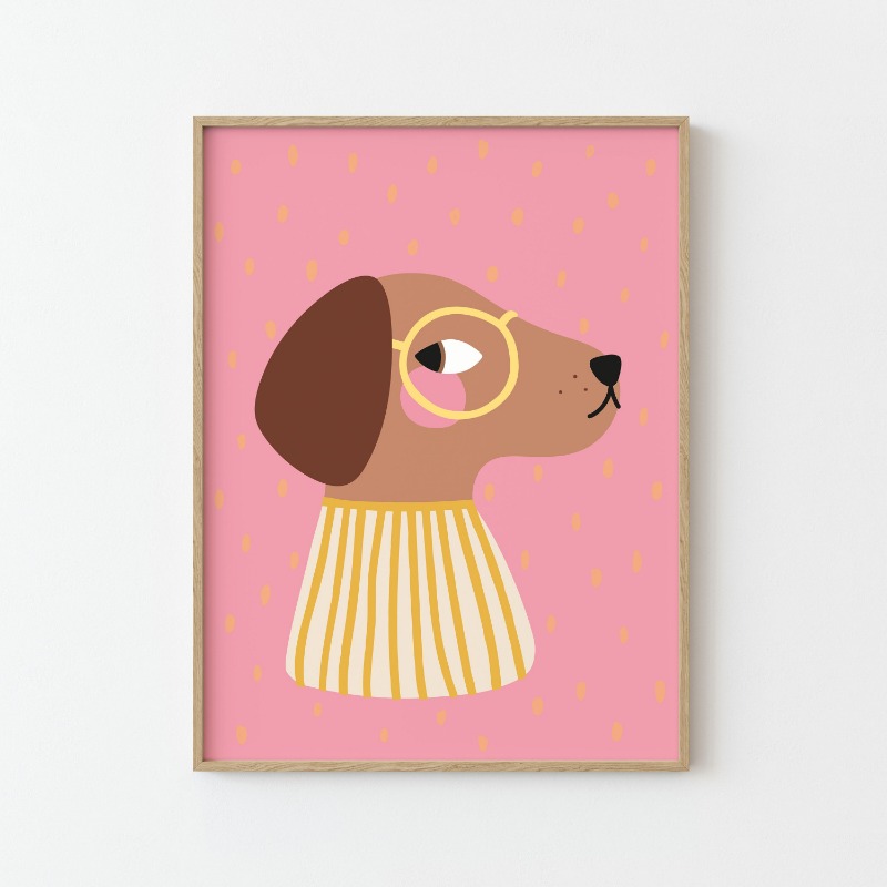 Plakat z ilustracjami uroczych – Home Improvement Kids recenzja i cena