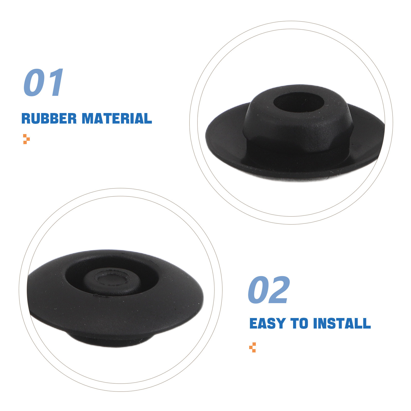 24 szt. Gumowe zaślepki do otw – Door Stopper Rubber recenzja i cena