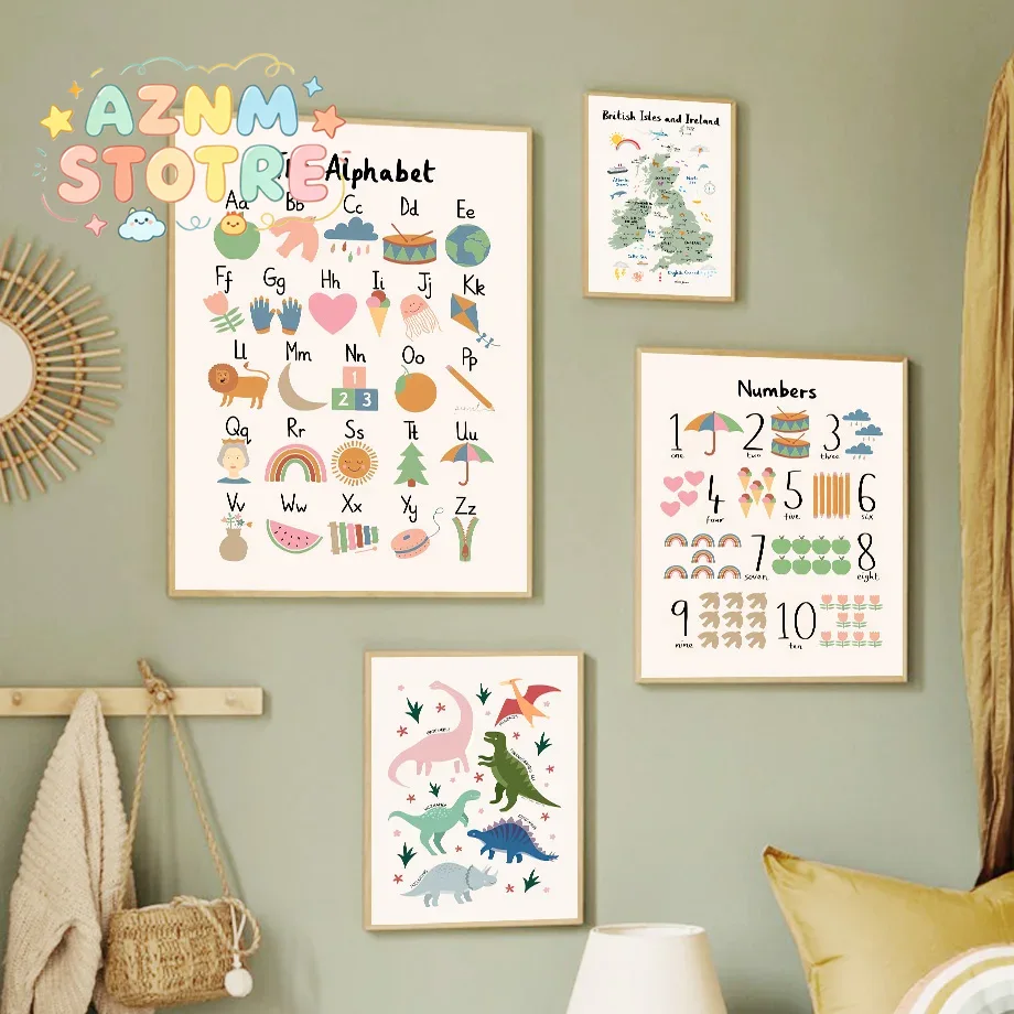 Mapa świata zwierząt, dinozaur – Home Improvement Kids recenzja i cena