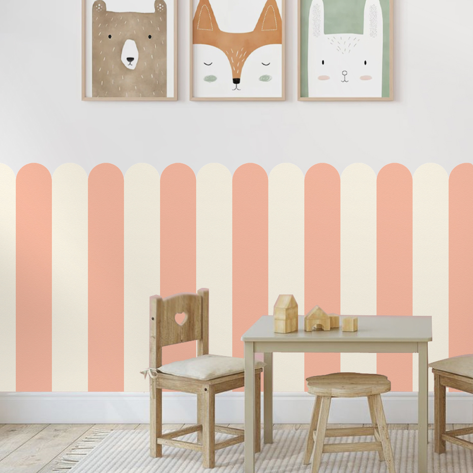 Wielokolorowa pionowa tapeta w – Home Improvement Kids recenzja i cena