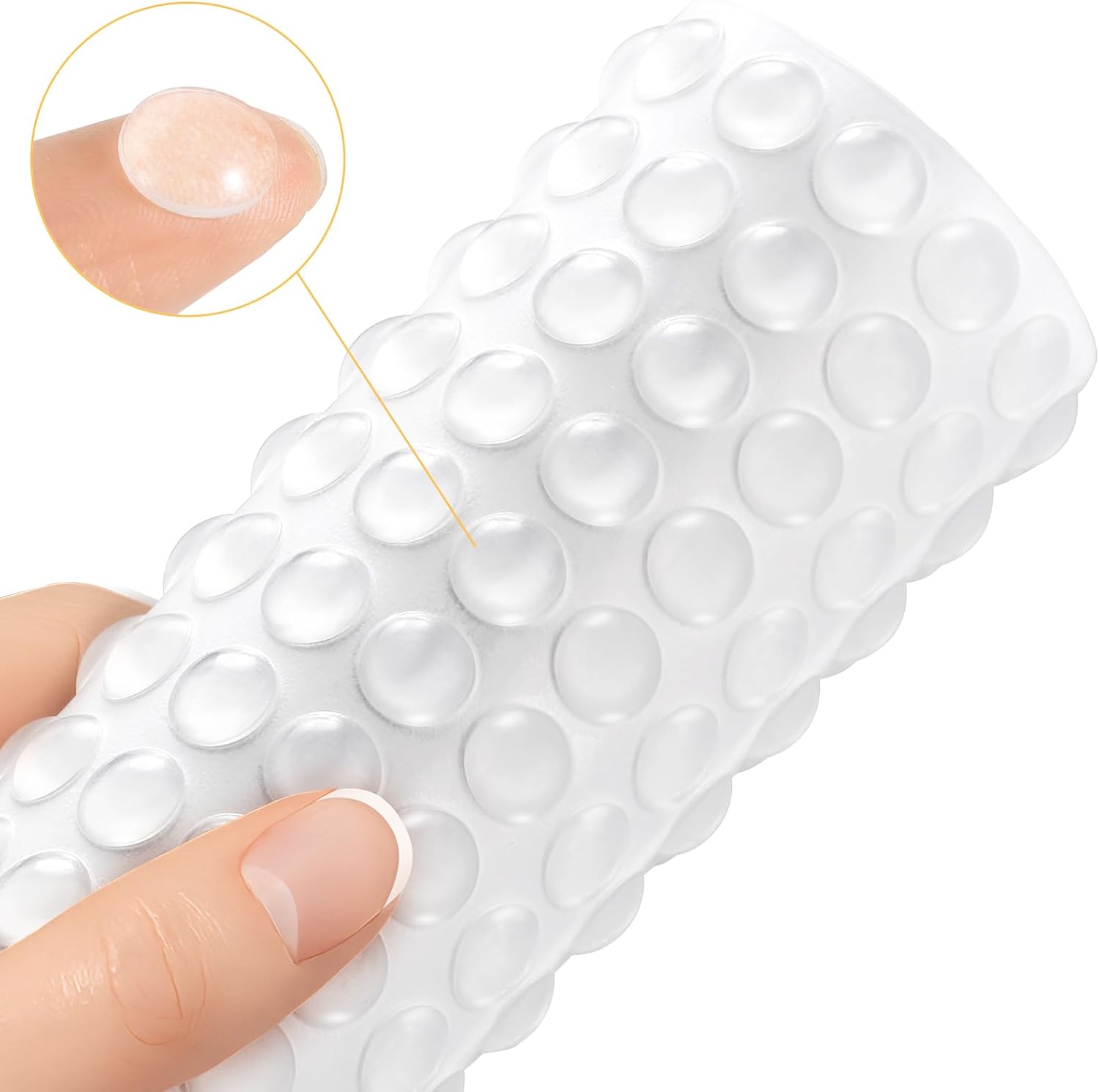 100 szt. Przezroczyste gumowe  – Door Stopper Rubber recenzja i cena
